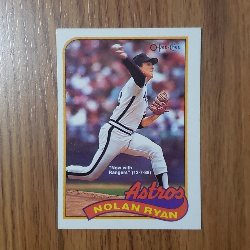 Nolan Ryan #366 Astros O-pee-chee baseball card